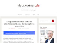 Tablet Screenshot of klauskuenen.de